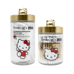 The Crème Shop x Sanrio Hello Kitty Chic Reusable Jar Set w/ Cotton Pads